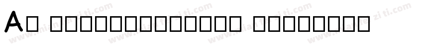 AR DCCSTMoritaB5 BD字体转换